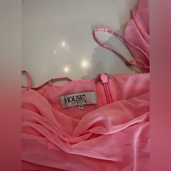 HOUSE OF CB FORNARINA DRESS PINK - Picture 10 of 10